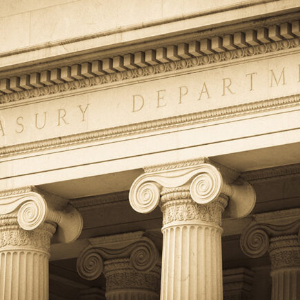 Decorative image: Treasury Department