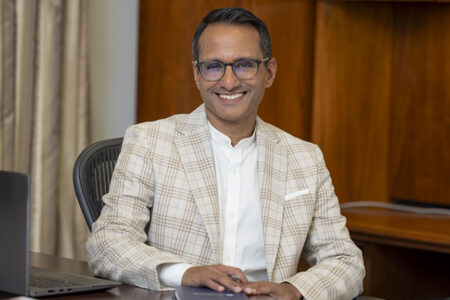 Kartik Athreya lors de sa première année en tant que directeur de recherche de la Fed de New York
