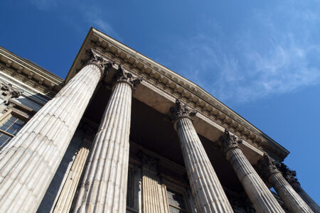 Photo: Picture of a bank building.