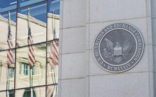 Photo: Washington, DC, USA - June 25, 2022: The logo of the U.S. Securities and Exchange Commission