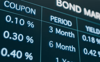 Interest rates concept. 3D illustration