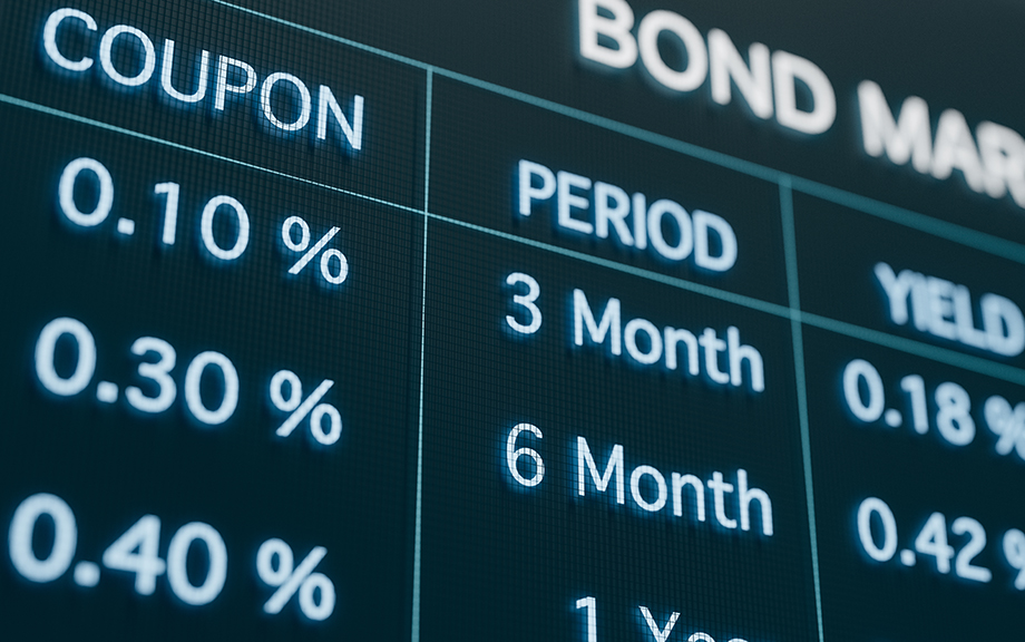 Interest rates concept. 3D illustration