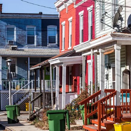 Photo: lower income neighborhood in the U.S.